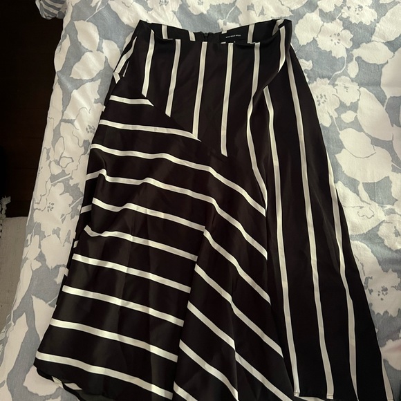 Who what wear asymmetrical midi stripe skirt - Picture 2 of 4